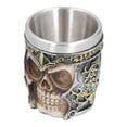 thumbnail image 1 of Taza de calavera inoxidable de resina NikouMX Copa de calavera, 1 of 8