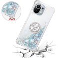 thumbnail image 5 of for Xiaomi Mi 11 5G Case, Creativity Clear Quicksand Glitter Flowing Liquid Floating Soft TPU Case w/Stand Bling Diamond Sparkle Phone Cover for Xiaomi Mi 11 5G  Silver, 5 of 14