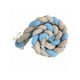 thumbnail image 1 of Protector Cuna Trenza Bebé Proteccion Barandal Colecho 2 Mts Liso Azul Acero, 1 of 4