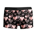 thumbnail image 4 of Wxolcjlv Valentine's Day Men's Underwear Soft Comfy Boxer Briefs Trendy Multi-Color Heart Graphic Boxers Male Holiday Gifts, 4 of 5