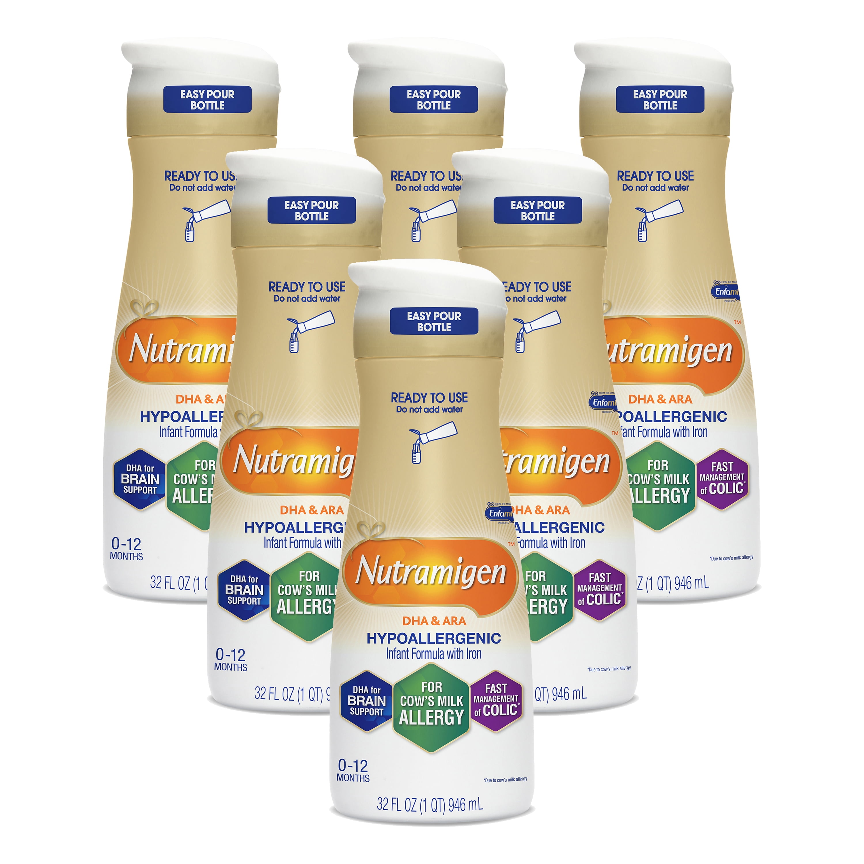Nutramigen Hypoallergenic Infant Formula with Enflora LGG Ready to