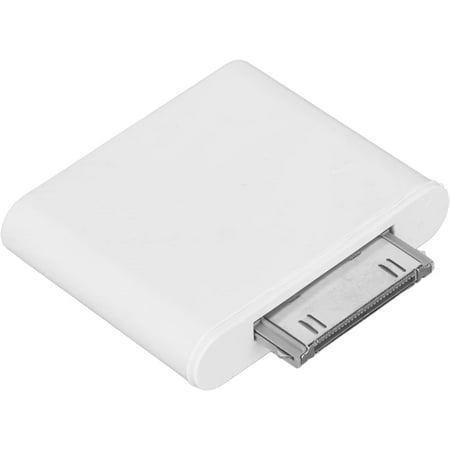 

30 Pin Bluetooth Adapter Receiver Wireless Bluetooth Transmitter Plug and Play & Automatic Compatible with iOS Pod and Other 30 Pin Dock Speakers (White) STB-827