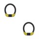 thumbnail image 1 of Yuarrent candado de bicicleta antirrobo 5 dígitos contraseña anillo candados casco combinación código candado bicicletas scooter accesorios Mini/Amarillo 2Conjunto, 1 of 1