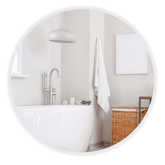 Espejo Redondo ESPEJIO 60cm Pulido Vidrio Real