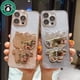 thumbnail image 2 of Hello Kitty Funda De Silicona Con Soporte De Cambio Gradual De Lujo Para IPhone 11 12 13 Pro Max 14 Plus, 2 of 4