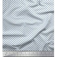 thumbnail image 1 of Soimoi Polyester Crepe Fabric Dot & Greek Key Small Decor Fabric Printed Yard 52 Inch Wide, 1 of 1