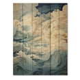 thumbnail image 3 of Designart "Clouds Of Clouds III" Clouds Print on Natural Pine Wood, 3 of 5