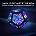 thumbnail image 3 of illuminate your room with a magical Color Art Light, Infinity Mirror Light Infinite Dodecahedron for Gaming Room Bedroom Decor Desk Table Lamp Unique Colorful Mood Changing Ambient Night Lighting lamp, 3 of 7
