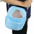 thumbnail image 4 of PULLIMORE Small Pet Carrier Bags,Portable African Hedgehog Hamster Breathable Bags,Handbags,Guinea Pig and Squirrel Travel Backpack (L, Blue), 4 of 8