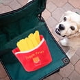 thumbnail image 5 of 2 juguetes para perros con chirridos, juguetes de peluche para perros, juguetes para cachorros, juguetes de peluche para modelar con comida deliciosa, 5 of 5
