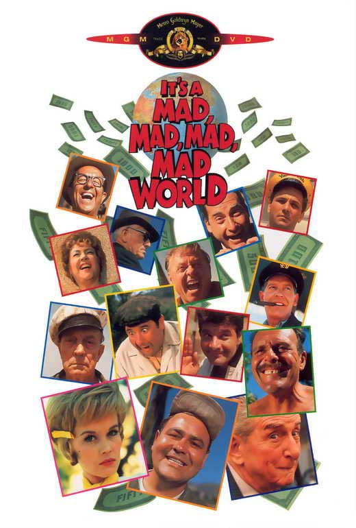 It's a Mad Mad Mad Mad World movie POSTER (Style D) (27" x 40") (1970