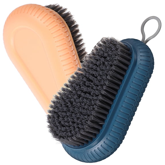 LEORX Clothes Brushes Dark Blue 2Pcs 5.50X2.71X0.59in