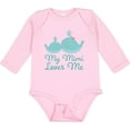 thumbnail image 3 of Inktastic My Mimi Loves Me Boys or Girls Long Sleeve Baby Bodysuit, 3 of 5