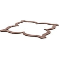 thumbnail image 6 of 66 7/8"W x 66 7/8"H x 3/8"T King Size May Decorative Fretwork Wood Ceiling Panels, Walnut, 6 of 10