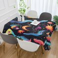 thumbnail image 2 of Yayeee Tablecloths 54" x 54" Rectangle Wrinkle Resistant Party Table Cover, Zodiac Stars, 2 of 8