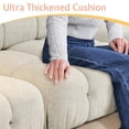 thumbnail image 6 of Roomy Homy Modular Sectional Couches for Living Room, L Shaped Compression Sofa with 5 Seater,Beige, 6 of 8