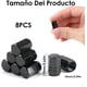 thumbnail image 2 of 8 Piezas Tapones para Llantas Juego de Tapones Válvulas Llantas Universales Cubre Válvulas de Aluminio Ideal para Coche, Camioneta, Motocicleta, Bicicleta Color Gris, 2 of 5