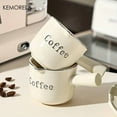 thumbnail image 6 of Kemorela 3oz/90ml Ceramic Measuring Cups Espresso Extraction Cup Transfer Cup Milk Cup With Scale kitchen tools, 6 of 9