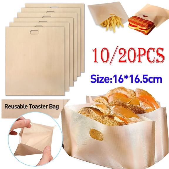 ACDANC 10x Reusable Toaster Toast Bags