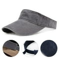 thumbnail image 4 of Denim Sun Hat All-match Solid Color Empty Top Baseball Hat for Outdoor, 4 of 10