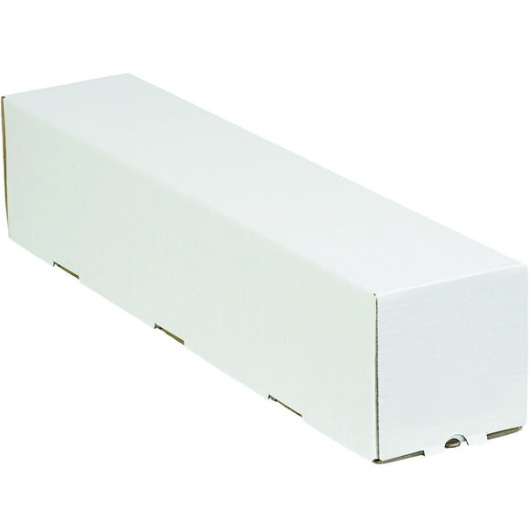 Ship Now Supply SNM5525 Square Mailing Tubes, 5" x 5" x 25", Oyster White (Pack of 25)