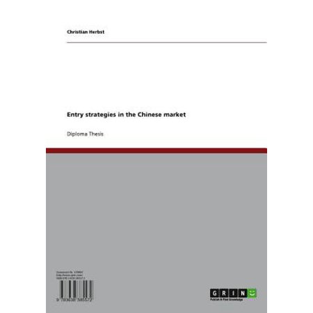 Entry strategies in the Chinese market - eBook