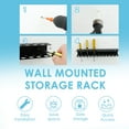 thumbnail image 3 of Tysrjsv Screwdriver Organizer 14/23 Holes Wall Mounted Screwdriver and Pliers Holder Rustproof Iron Screwdriver Rack Space Saving Wall Screwdriver Stand for Screwdriver Pliers Garage Workshop, 3 of 10