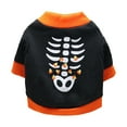 thumbnail image 2 of Pet Dog Clothes Halloween Festivals Pumpkin Cotton Black Vest T Shirt Clothes Pet T-shirt DOPI（2Pack）, 2 of 5