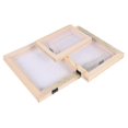 thumbnail image 3 of 3 Pieces Paper Wooden Paper Mold Making Screen Kit 3 Size Frames for DIY Paper Craft 12.7X17.8cm 19., 3 of 5