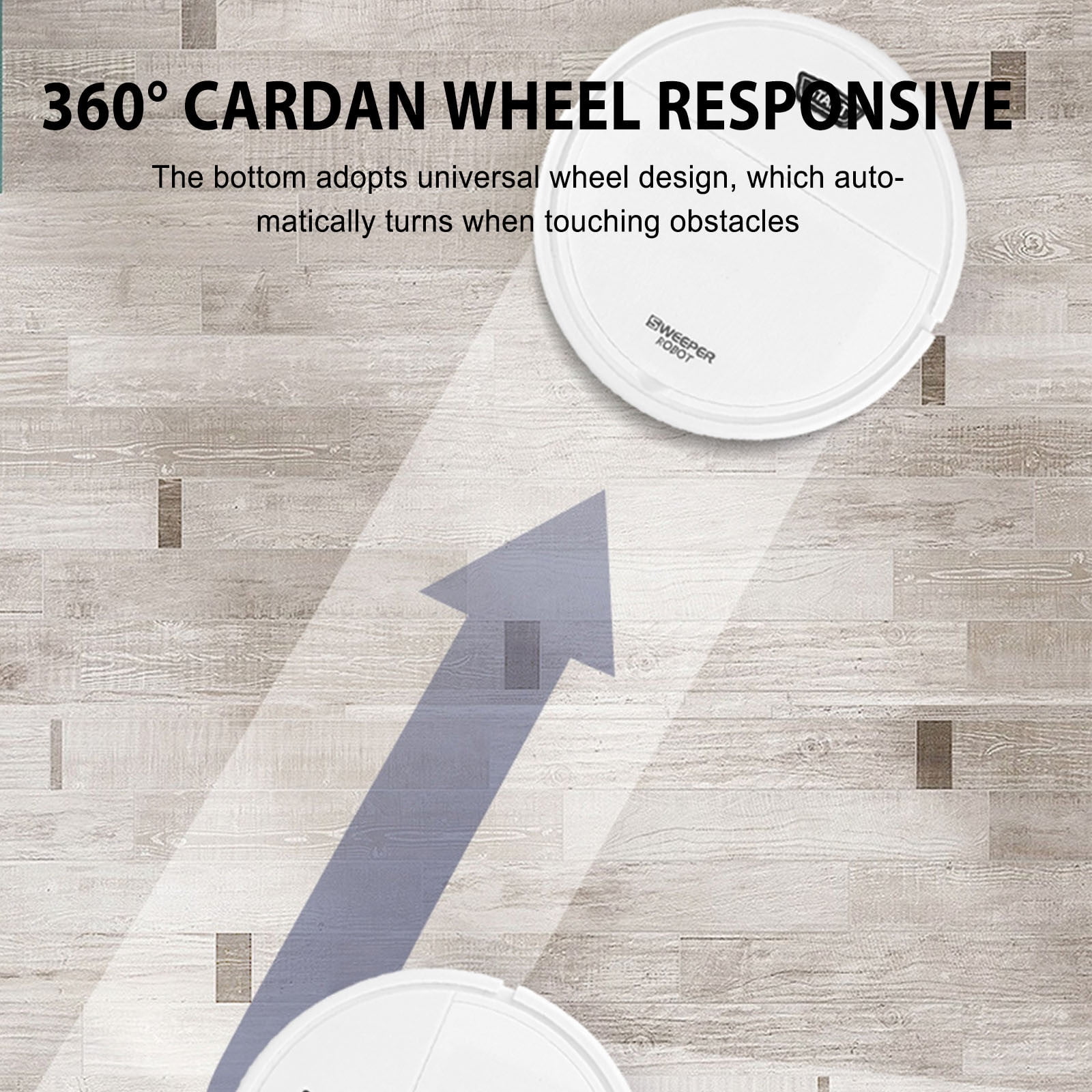 Byujiro Compact Robot Vacuum Lazy-Friendly Climbable, Small Household Cleaner Home Appliances