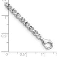 thumbnail image 3 of Sterling Silver Rhodium-plated Diam. Tennis Bracelet Q-QDX108, 3 of 4