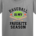 thumbnail image 4 of Inktastic Baseball is My Favorite Season Youth T-Shirt, 4 of 5