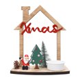 thumbnail image 1 of Adorno navideño de madera rojo Toystoory para decoración única de casa, 1 of 1