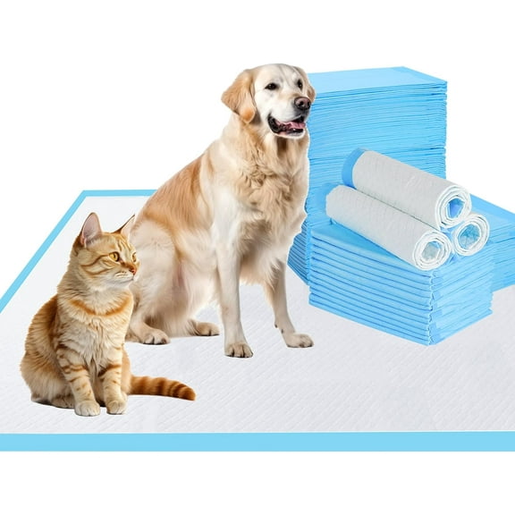 Pet Training Dog Pee Pads 32" x 36" Disposable Pee Pads Superior XX-Large Puppy Pads Waterproof Disposable Training Pads for Dogs Cats Rabbit, Heavy Duty Leak-Proof Quick Dry
