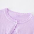 thumbnail image 6 of GigrtiJin Toddler Baby Girls Cardigan Sweater Coats Toddler Kids Long Sleeves Button Knit Cropped Cover up Jacket Tops, 6 of 8