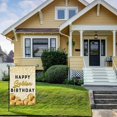 thumbnail image 2 of Golden Birthday Garden Flag Vertical Double Sided Yard Sign Party Decor 12 x 18 Inch, 2 of 8