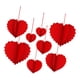 thumbnail image 5 of 8 adornos románticos colgantes de corazón para el Día de San Valentín para interiores. Rojo, 5 of 9