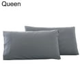 thumbnail image 2 of Dengjunhu 2Pcs 2 Pack Solid Color King Queen Pillowcases, Super Soft and Cozy Luxury Fuzzy Matted Pillow Cases, 20x30/20x40 Inches 12 Colors, 2 of 7