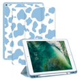 thumbnail image 1 of Deokke - Funda Compatible Con Ipad De 9ª, 8ª Y 7ª Generación (2021/2020/2019), Ipad De 10,2 Pulgadas, Con Portalápices Y Funda Trasera De Tpu Suave, Función De Encendido Y Apagado Automático Para Niña, 1 of 5