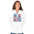 thumbnail image 3 of Slush Puppie Art Vintage 80s Unisex Plus Size Zip Hoodie Brisco Brands 2X, 3 of 5