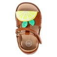 thumbnail image 5 of Wonder Nation Baby and Toddler Girls Fruit Sandals, 5 of 6