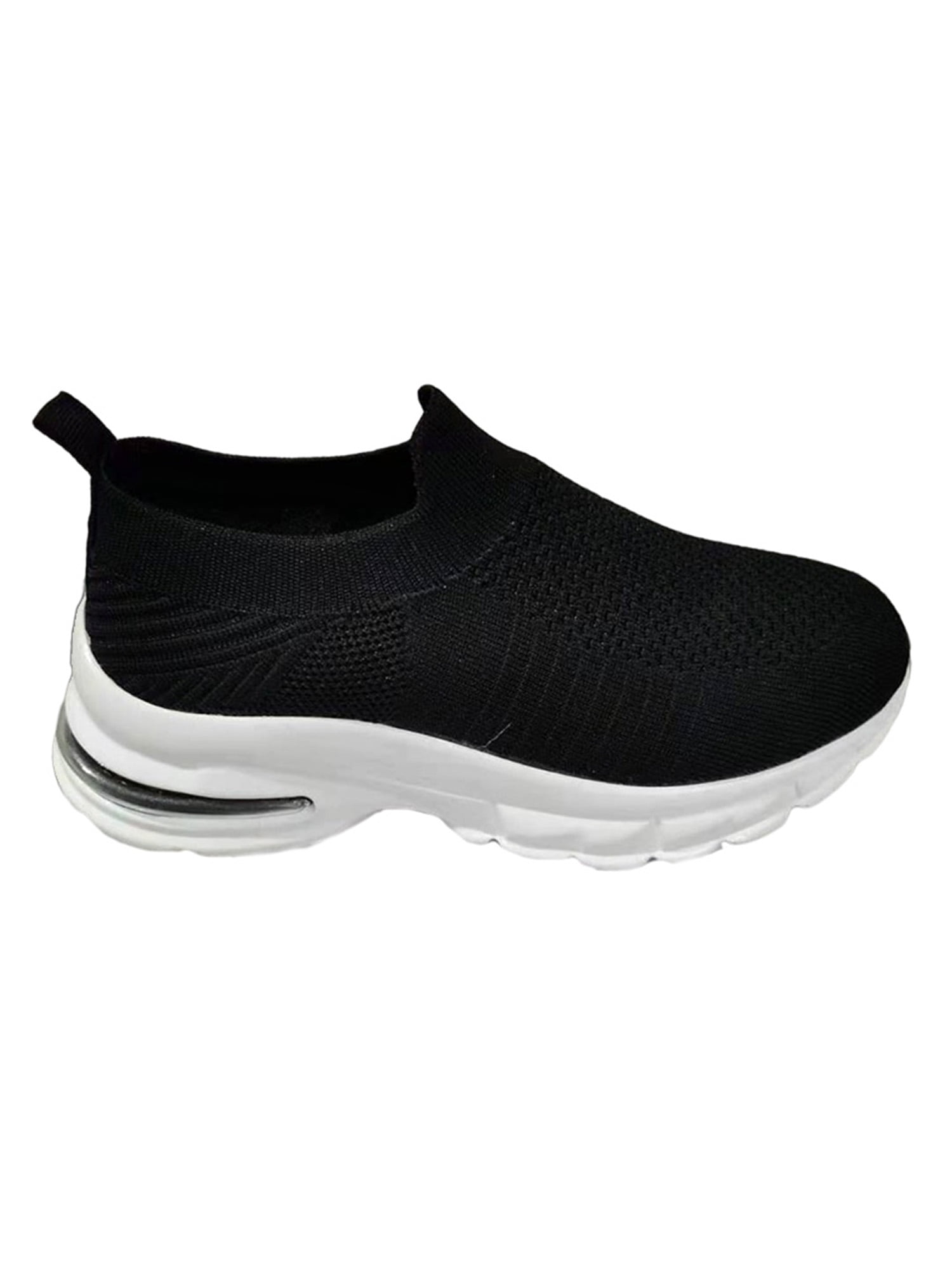 womens black sock trainers