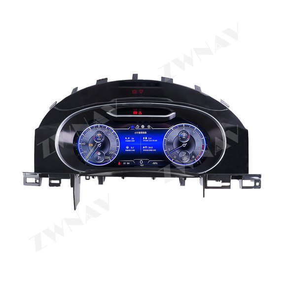 ZWNAV 12.3 inch car LCD digital instrument panel instrument cluster speedometer suitable for Volkswagen Touareg 2003-2010 LCD Instrument Cluster