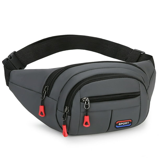 Rinonera Deportiva Bandolera para Hombre Y Mujer Mochila para Correr Y Fitness Bandolera 107 Gris Walmart en linea