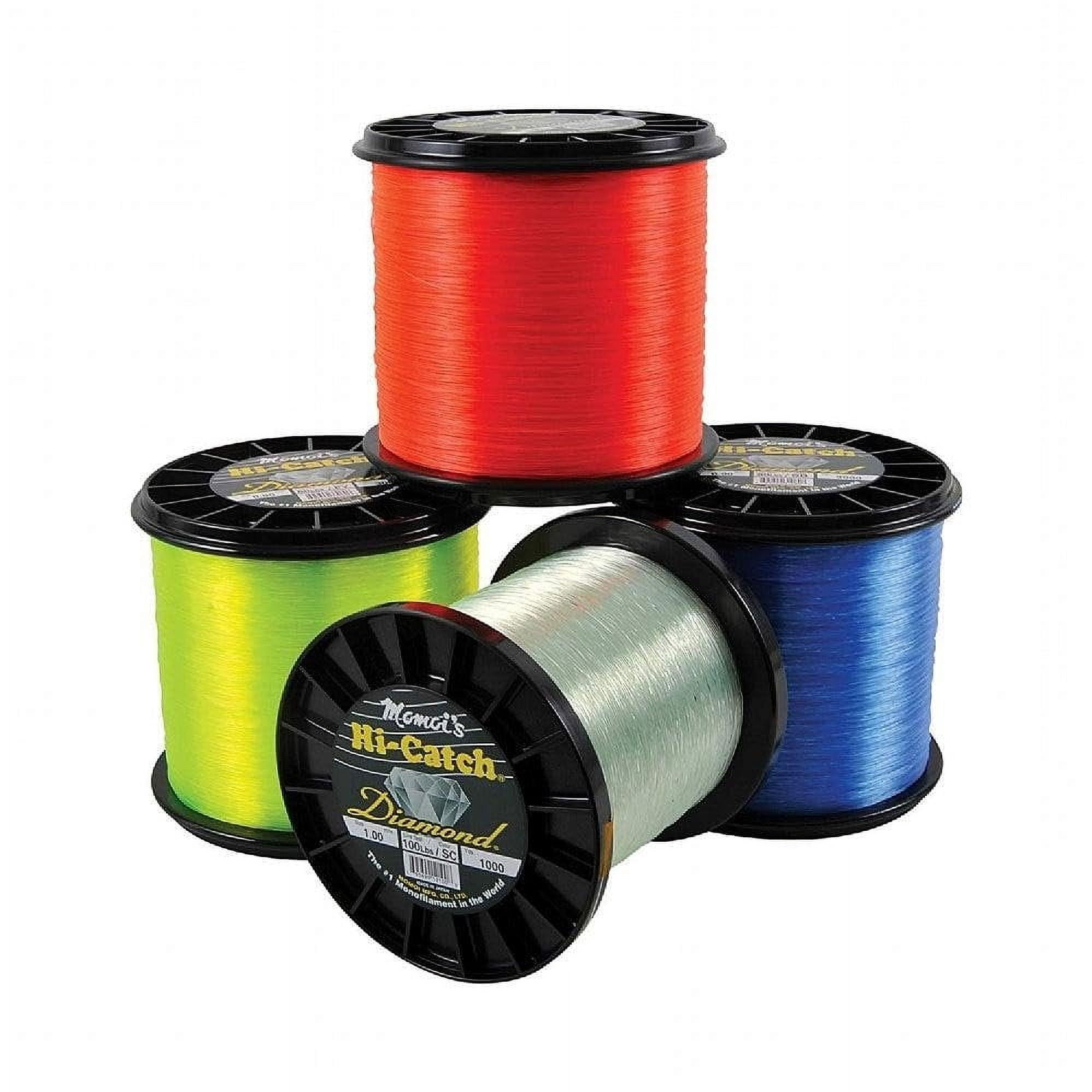 Momoi 11130 Hi-Catch Diamond Mono Line, 130lb, 1000yd, Brilliant Blue