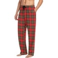 thumbnail image 4 of CROPD Plaid Pajama Pants for Men Pajama Bottoms Sleep Lounge Pj Pants, 4 of 7