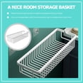 thumbnail image 4 of HEALEEP Bathroom Wall Storage Shower Shelf Aluminum Space-saving Net Basket Design 1Pack, 4 of 7