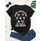 thumbnail image 2 of Camiseta De Mujer Ligera Y Suave VeranoRelaxed] Pray for Los Angeles Graphic T-Shirt - Women’s Casual Short Sleeve Crew Neck Top, Black with Orange & Yellow Letter Print, Lightweight Polyester, Perf, 2 of 8