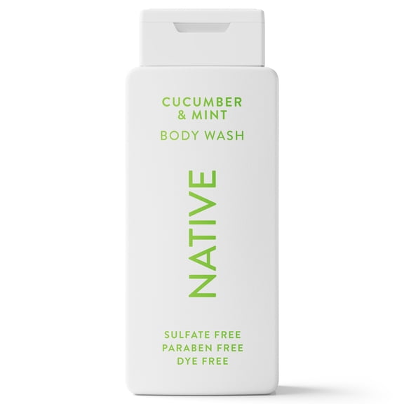 Native Body Wash, Cucumber & Mint, for Women & Men, 18 fl oz