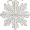 thumbnail image 3 of Holiday Time PL Glad Tidings Wood Snowflake Ornament Home Decor, 3 of 5